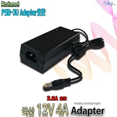 롤랜드 Roland PSB-3U 12V 3.6A호환 4A 국산 아답터, 1개