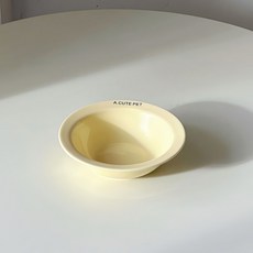 寵物陶瓷碗 陶瓷水碗 貓碗 狗碗 亞克力碗架 高腳貓碗 陶瓷雙碗 防打翻, 1個, 黃色單碗