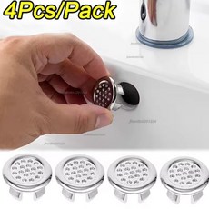 洗手盆溢水孔蓋裝飾蓋臺盆面盆洗臉盆配件滿水溢水口蓋環小圓環, 1個, 網形4個裝