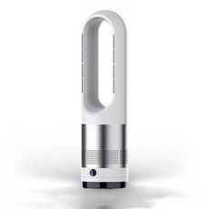 無葉風扇 循環扇 陶瓷速暖 廣角搖頭 80度擺頭 台灣本地出貨, 18銀白