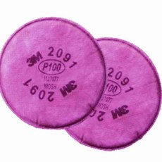 방독마스크 방진필터 1봉 2개입 3M마스크필터, 1개