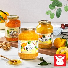 고흥 유자즙 농협직접생산 생강청 꿀유자차 1kgx2병, 생강차1kg*2병, 2개, 1개입
