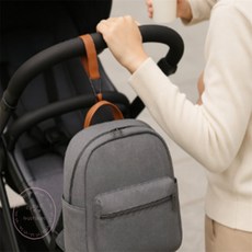 [Allhaving] 유모차 가방걸이 가죽 브라운 유모차가방고리