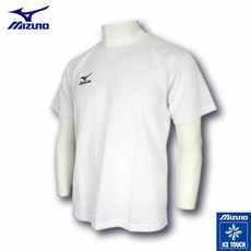 미즈노 헬스 러닝 스포츠 아이스 쿨 반팔 티셔츠 화이트