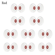 기계 고양이 눈 인형 공예 검은 봉제, 2. Red, 1개