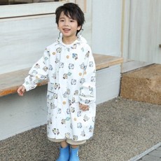 愛北鼻 兒童雨衣 加高門襟 含書包位