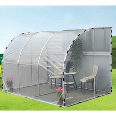 비닐 하우스 농막 창고 간이 소형 텃밭 미니 온실 식물 키우기, 1개, 직각 2 x 2m -높이 2m(비닐 포함)