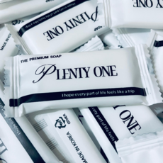 Mergee 플랜티원 비누 일회용 미니사이즈 호텔용 여행용 플로럴향, 500개입, 10g