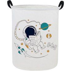 소년소녀 귀여운 보관함 정리함 가정용 DDBASKET 세탁 바구니 동물, Space men