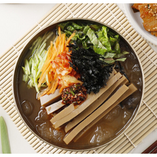 전통 도토리묵 400g+묵사발 육수 318g도토리묵밥묵무침, 4개, 718g