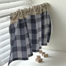 주방 창문 가리개 커튼 작은창 선반 가리개 미니 커텐