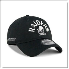 New Era Raiders 棒球帽, 黑, 1個