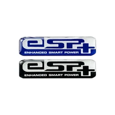 쿠쿠스토어 1쌍 3D 에폭시 수지 젤 오토바이 스티커 모토 스쿠터 바디 ESP + 로고 엠블럼 데칼 액세서리 혼, 01 A (1 Pair), 01 A (1 Pair)