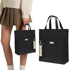 마젤란 슈즈백 신발 주머니 학생 가방 보조 실내화 학원 가방 신주머니 운동 스포츠 가방 토트백, 슈즈백-BlackBeige, 1개