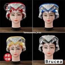 民族風頭飾髮箍，適用於舞蹈表演與節慶裝飾