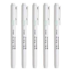 PILOT 키레나 페일 컬러 형광펜, 5개, 페일 그린, (키레나)