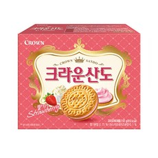 크라운제과 산도 딸기 161g 1BOX (12개입), 1개