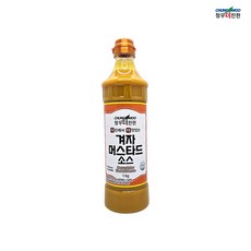 청우 더진한 겨자 머스타드소스, 1kg, 3개