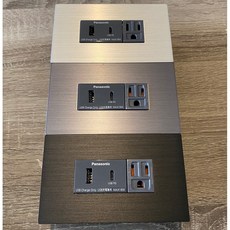 Panasonic 國際牌 USB-A USB-C 快充插座 金屬面板 MAX 18W, 1個, 摩登黑