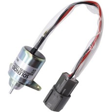 연료 차단 솔레노이드 M810324 교체용 야마119233-77932 신크로 우드워드 1503ES-12S5SUC12S 호환 존디어 4200 4300 4400 4500 4600, 119233-77932