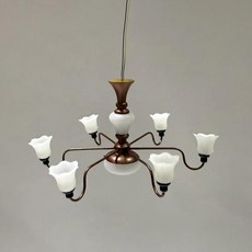 스케일 미니어처 샹들리에 모델 빌딩 인테리어 거실 유럽 스타일 천장 인형 집 레이아웃, 1개, 5. E