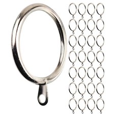 Meriville 28피스 5.1cm(2인치) 내부 지름 금속 커튼 링 아일렛 포함 (28개 세트 백랍)107049