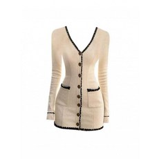 반팔 정장원피스 미디길이 여름 여성 정장 스타일 하객룩 라인