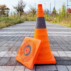 미니초코 차량용안전삼각대 접이식 안전 라바콘 60cm