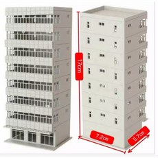 N規 1:150比例 建築模型沙盤 全國電子台灣公寓大樓 -, 原版（白膜）, 1個