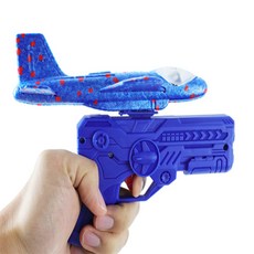 [루네르샵] 날아라 비행기 미니 글라이더 슈팅건 led비행기장난감