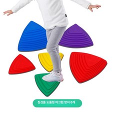MONI 밸런스스톤 운동 감각 유아체육 밸런스 균형, 1개, 두꺼운 논슬립 6개