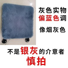毛绒地垫 女朋友专用 毛绒地垫 加厚保暖 汽车副驾驶脚垫 男朋友送女友 礼物 实用 毛绒地垫, 灰色 超軟毛絨車載腳墊 女朋友專屬