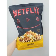 넷플릭스 점보팝콘 특대형 봉지스낵 400g, 2개