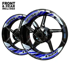비닐 스즈키 휠 스티커 로고 오토바이 림 데칼 세트 GSXR 600 750 BANDIT, 02 8