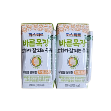 파스퇴르 바른목장 소화가 잘되는 우유, 200ml, 20개