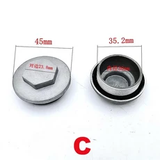 호환 바이크 오토바이 스쿠터 1pcs 드레인 플매트 카펫 러그 필터 커버 GY6 CG 70/100/125/150cc 일반 4 륜, 01 C