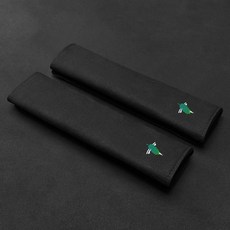 新能源汽車 翻毛皮車載安全帶護肩套, logo請聯絡客服, 1個