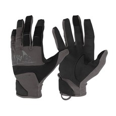 Helikon-Tex Range Tactical 戰術觸控手套 耐磨透氣 軍事級防護 觸控螢幕適用, 灰黑, 1套