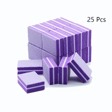 50Pc 전문 미니 네일 아트 버퍼 100/180 샌드페이퍼 매니큐어 케어 샌딩 연마 손톱 장비 도구, 05 07