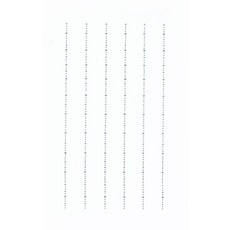 핫픽스 모티브 의류리폼 옷리폼 댄스복리폼 열접착큐빅 - 퐁당퐁당일자, 1개, 백색