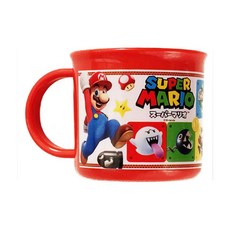 Skater 瑪利歐 兒童水杯 200ml KE4AAG 紅色 耐摔耐用可機洗, 1個, 瑪利歐 紅色