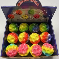 다채로운 스트레스 볼 PU 발포 고탄력 완화 공 야시장용, 1개