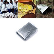응급 비상 은박 보온 담요, 1개, 비상담요 130cm*210cm