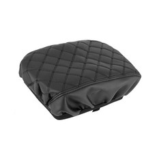 아크로픽스 자동차 센터 콘솔 뚜껑 팔걸이 시트 박스 커버 프로텍터 교체용 극세사 가죽 2011-2015 검은색 부품 포함되지 않음