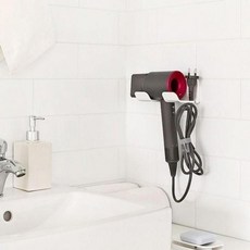 무타공 드라이어랙 욕실 헤어드라이기 거치대 선정리, 단일상품1, 1개