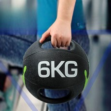 메디신볼 중량볼 웨이트볼 고중량 크로스핏, 블랙 8kg 더블 볼, 1개