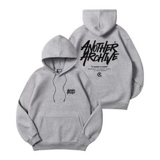 브랜드정품 어나더 아카이브 ANOTHER ARCHIVE FB 그래피티 로고 후드티_그레이 253581