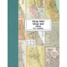 (영문도서) Vintage Prints: Vintage Maps: Chicago Paperback, Createspace Independent Pub..., English, 9781724835840