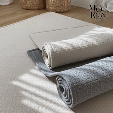 모어앤홈 국내생산 순면 코튼 사계절 면러그