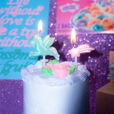 특이한 생일초 예쁜 파티 케이크초 캔들 유니콘, 1개